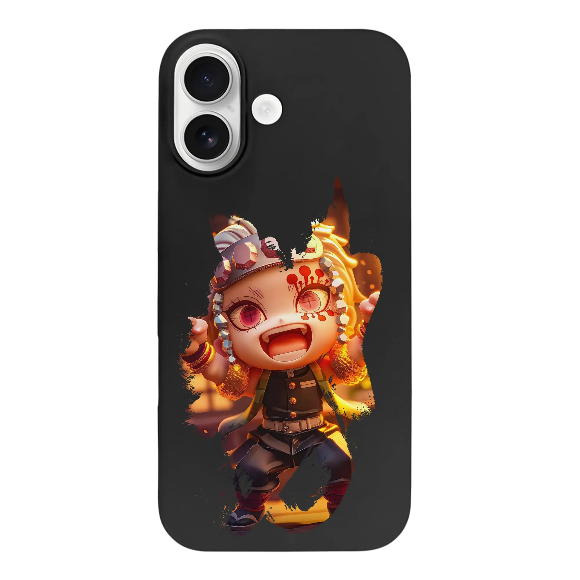 鬼滅の刃 グッズ,宇髄 天元 - iPhone 17 シリーズ シリコンケース 薄型 耐衝撃 指紋防止 ソフトタッチカバー 精密フィット 傷防止 保護ケース iPhone 17/17 Air/17 Pro/17 Pro Max 対応